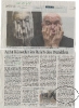 Ausstellung Schwarze Arbeiten Kunstverein GRAZ Mittelbayerische Zeitung April 2015