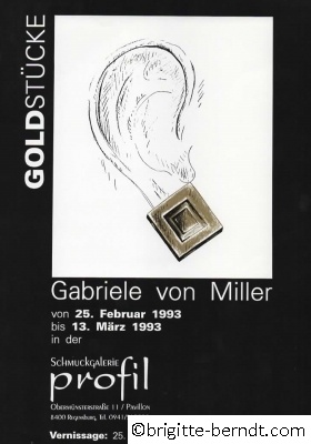 Ausstellung Goldstücke Februar 1993