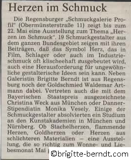 Mittelbayerische Zeitung Mai 1993