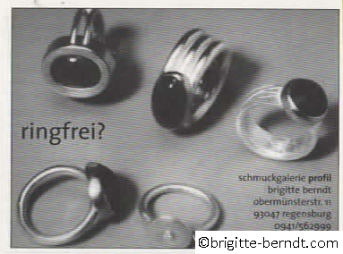 Anzeige Schmuckgalerie Profil Ring Frei Juni 2002