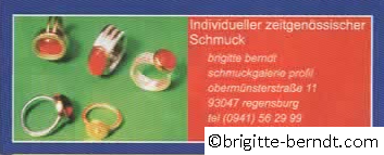 Anzeige Schmuckgalerie Profil Bagpipes Oktober 2002