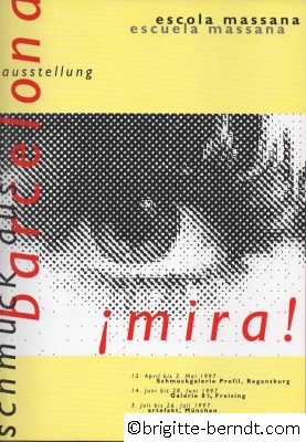 Ausstellung Schmuckgalerie Profil Mira Schmuck aus Barcelona Escola Massna April 1997