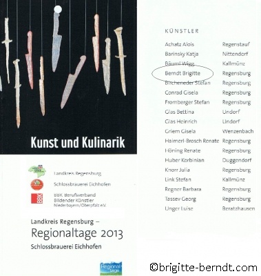 Ausstellung Regionaltage Landkreis Regensburg Kunst und Kulinarik Oktober 2013