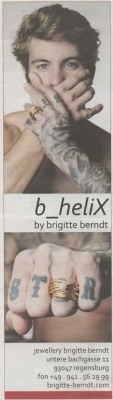 Anzeige Wickelringe als Marke b_Helix Kulturjournal Juni 2013