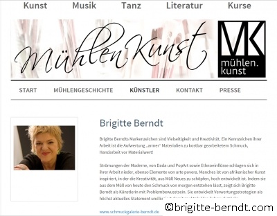 Portrait Brigitte Berndt Mühlen Kunst Eichhofen Mai 2015
