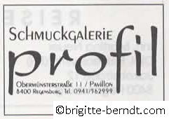 Anzeige Broschüre Einkaufen in Regensburg 1996