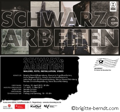 Ausstellung Schwarze Arbeiten Kunstverein Graz April 2015